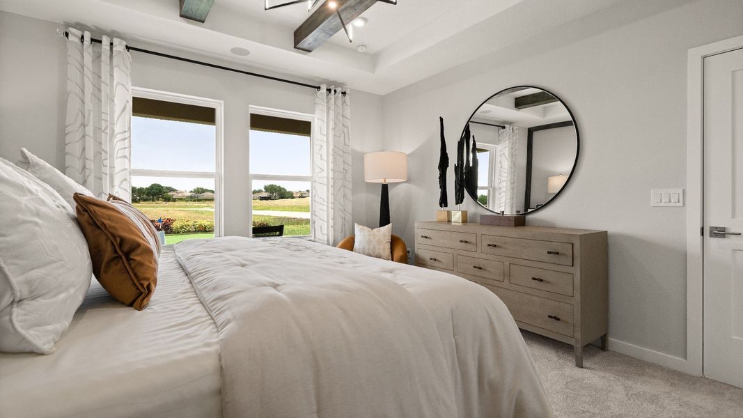 Representative furnished interior of a home built from the Jupiter by DRB Homes in Liberty Trace, Haines City (Image 22).