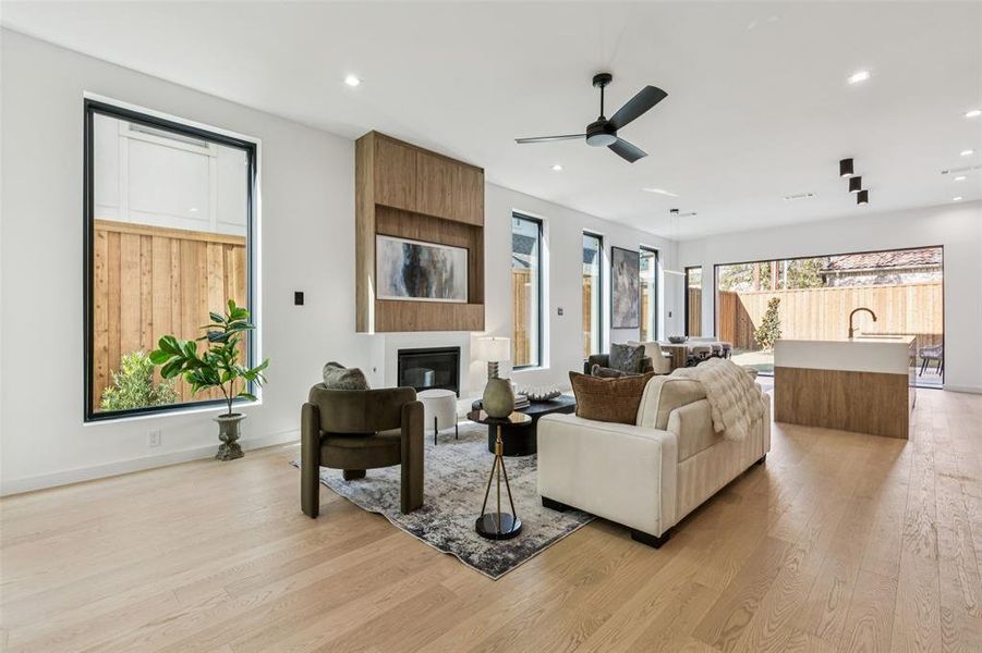 Furnished interior view inside a new home in , Dallas (Image 17).
