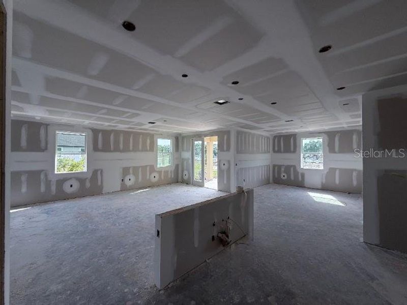 In-progress construction of a new home in Trailside, Mount Dora, FL (Image 10).