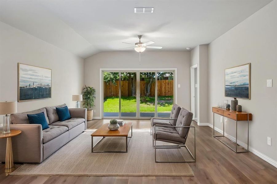 Furnished interior view inside a new home in Stella Hills, Denton (Image 7).