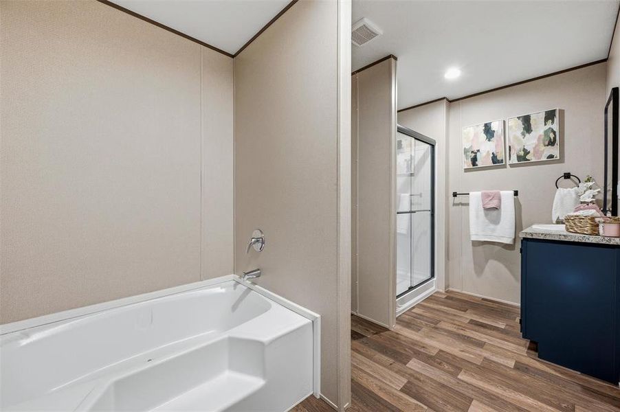 Furnished interior view inside a new home in , Joshua (Image 10).