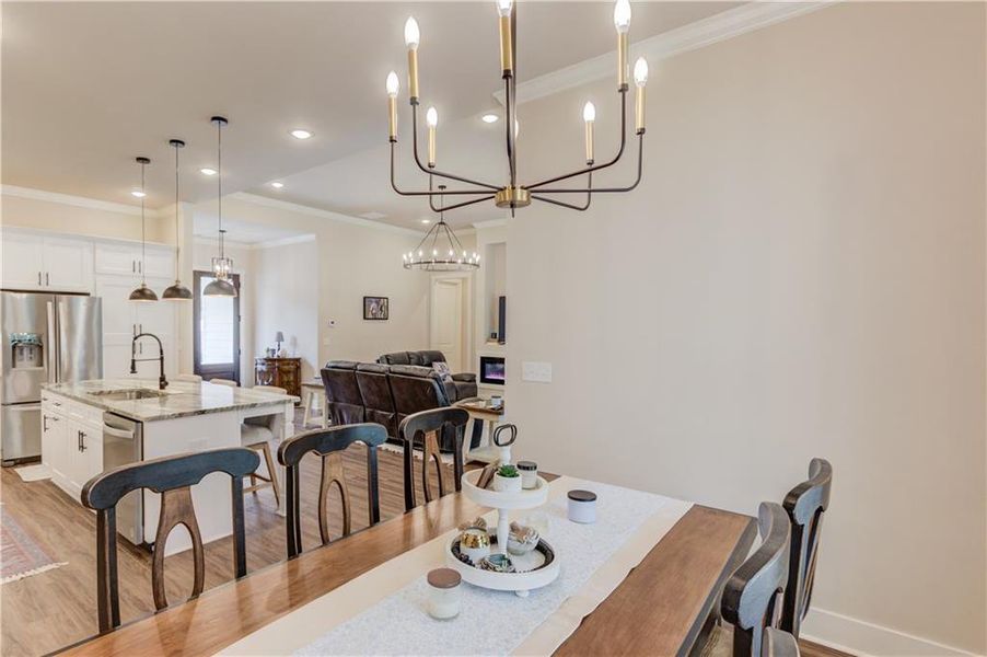 Furnished interior view inside a new home in , Social Circle (Image 15). Furnished interior view inside a new home in , Social Circle (Image 15).