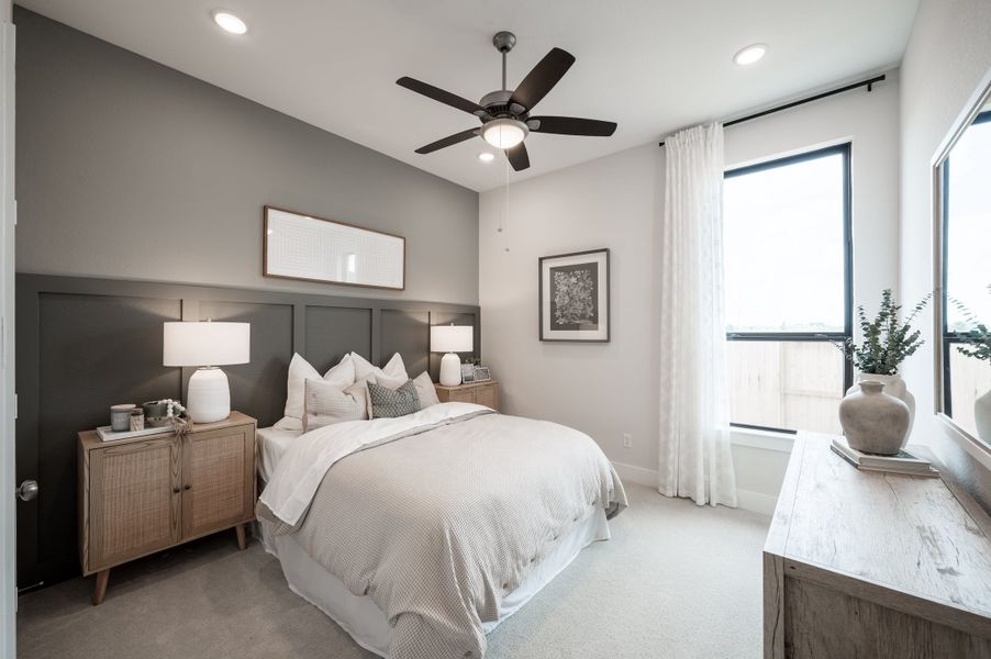 Representative furnished interior of a home built from the Goldeneye by Tri Pointe Homes in Jubilee 50′, Hockley (Image 12).