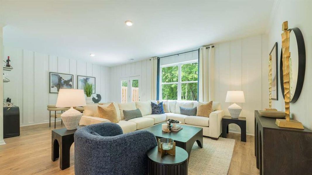 Furnished interior view inside a new home in Harvest Park, Decatur (Image 7).
