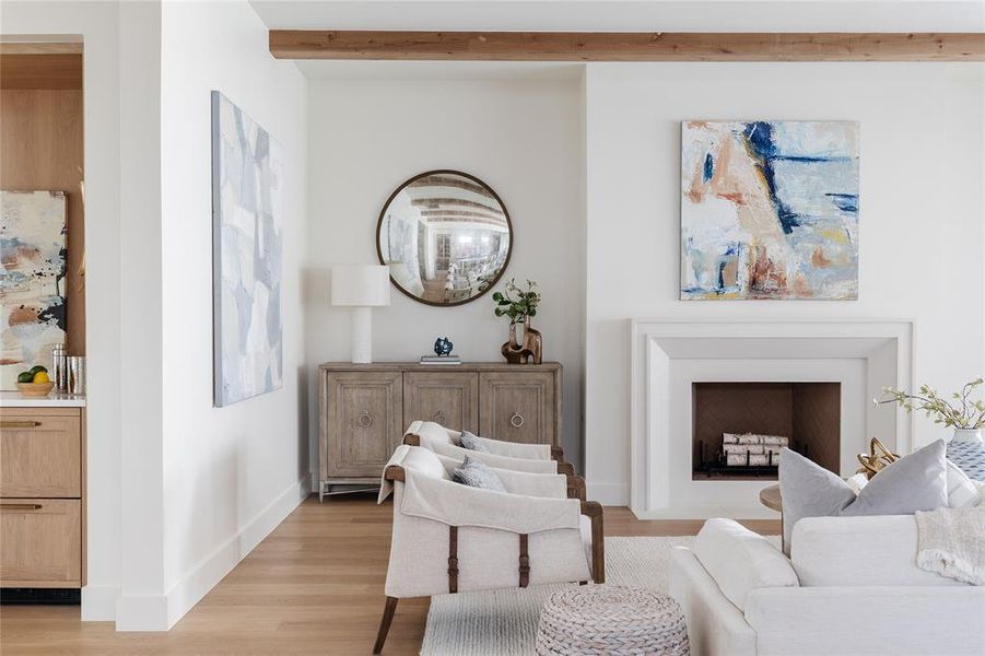 Furnished interior view inside a new home in , Dallas (Image 28).