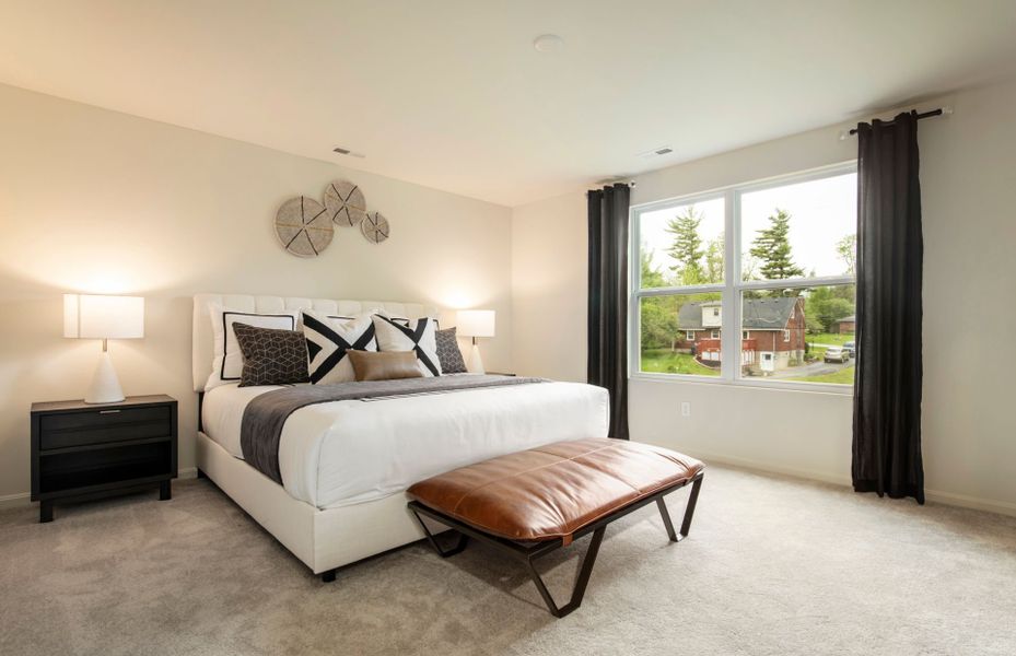Furnished interior view inside a new home in Hamlet at Carothers Crossing, La Vergne (Image 12).
