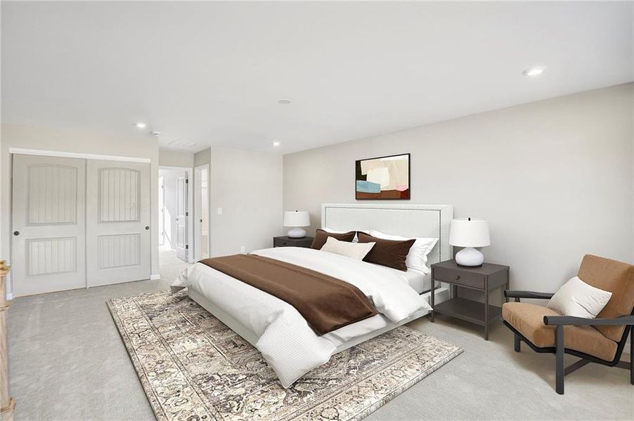 Furnished interior view inside a new home in Laurel Farms, Dallas (Image 14). Furnished interior view inside a new home in Laurel Farms, Dallas (Image 14).