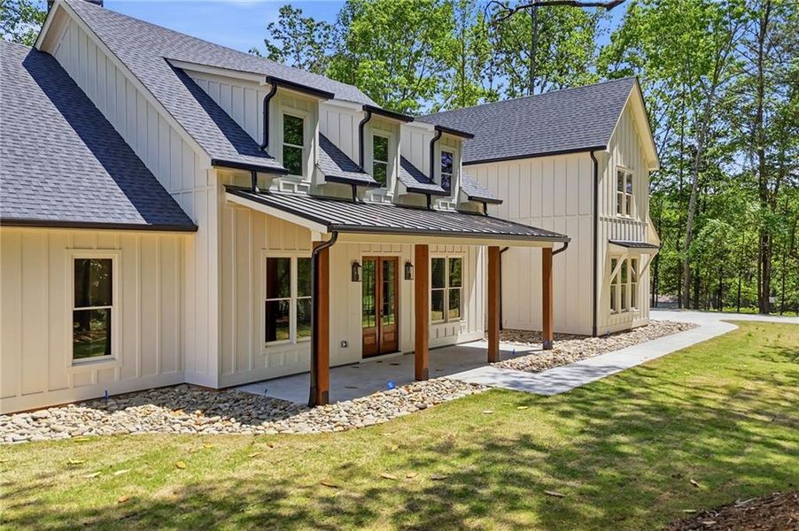 Exterior details and patio area of a home in , Ball Ground (Image 36).