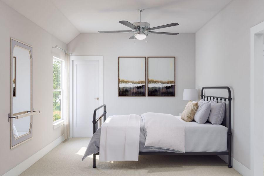 Furnished interior view inside a new home in Woodson’s Reserve, Spring (Image 15).