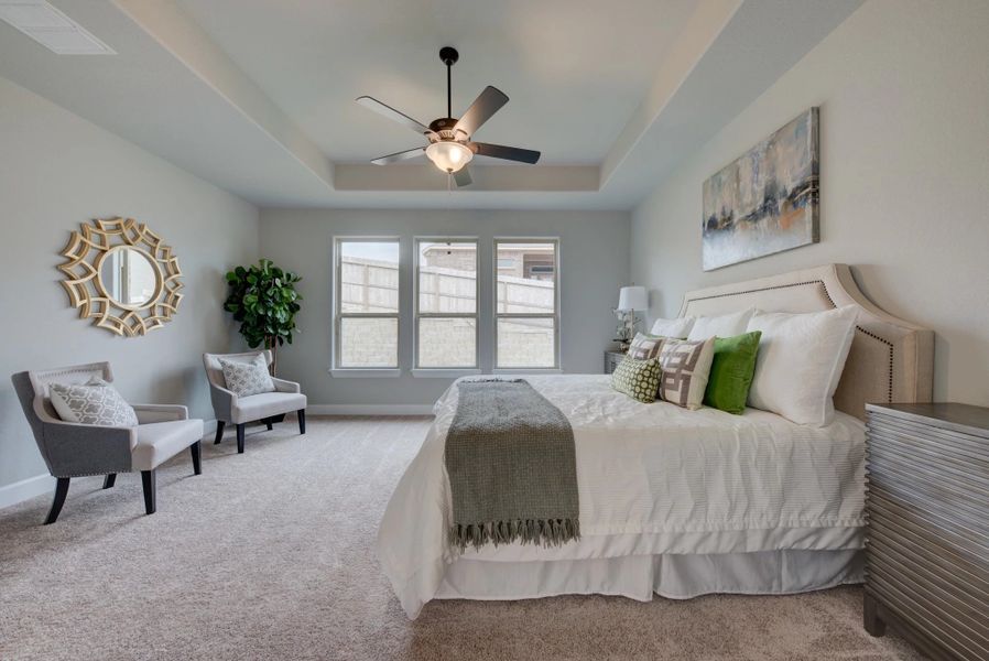 Representative furnished interior of a home built from the Carmen by Ashton Woods in Megan's Landing 70's, Castroville (Image 29).