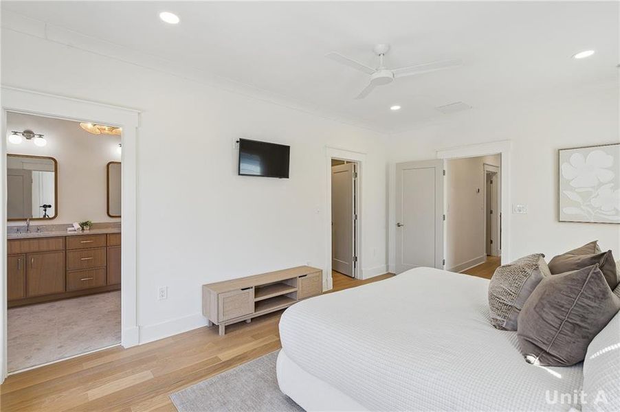 Furnished interior view inside a new home in , Atlanta (Image 32).