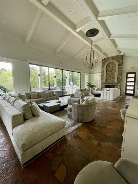 Furnished interior view inside a new home in Hamptons at Riverwood East, Dallas (Image 8).