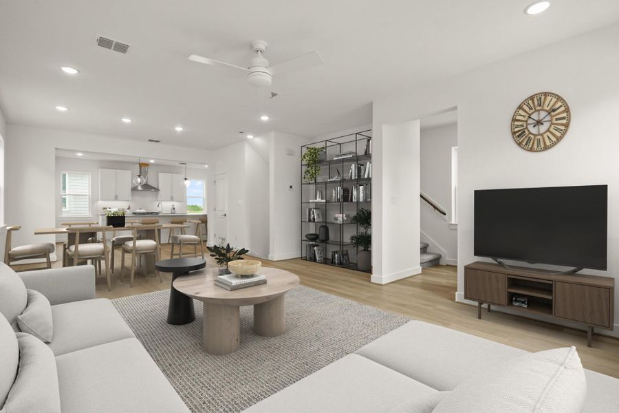 Bright open floor plan (*Photo not of actual home and used for illustration purposes only.) Bright open floor plan (*Photo not of actual home and used for illustration purposes only.)