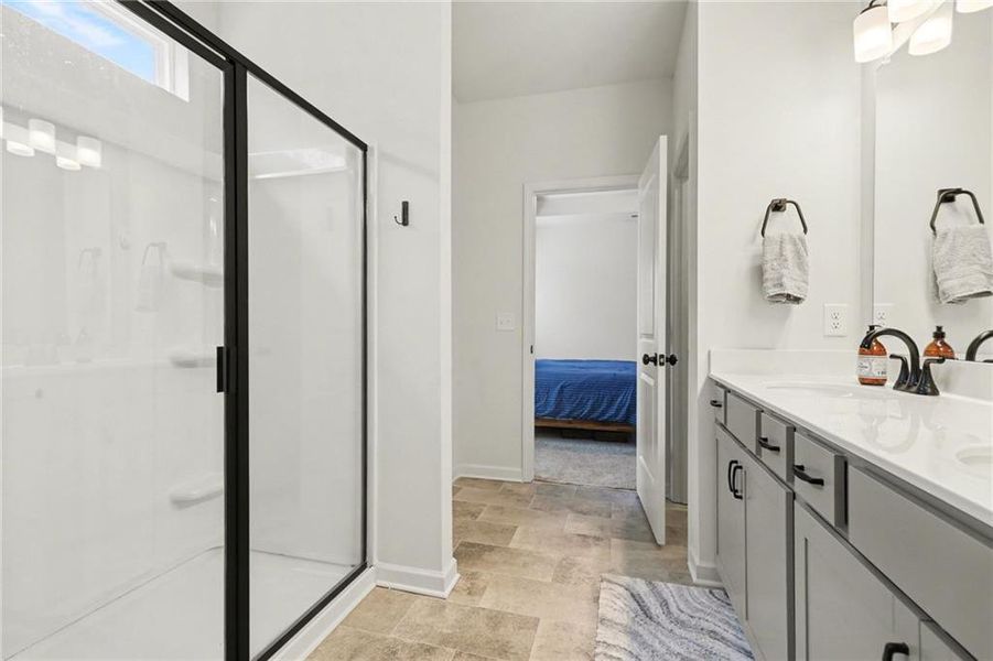 Furnished interior view inside a new home in Morgan Landing, Carrollton (Image 32).