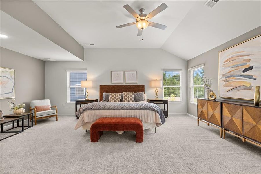 Furnished interior view inside a new home in The Retreat at Walden Park, Jonesboro (Image 9).
