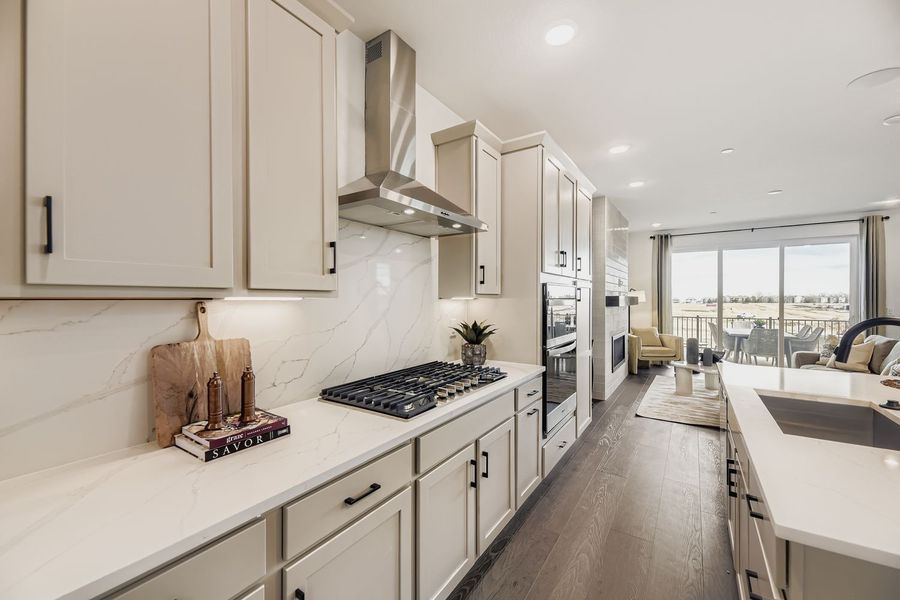 Representative furnished interior of a home built from the Apex Two by Brookfield Residential in Uplands, Westminster (Image 7).