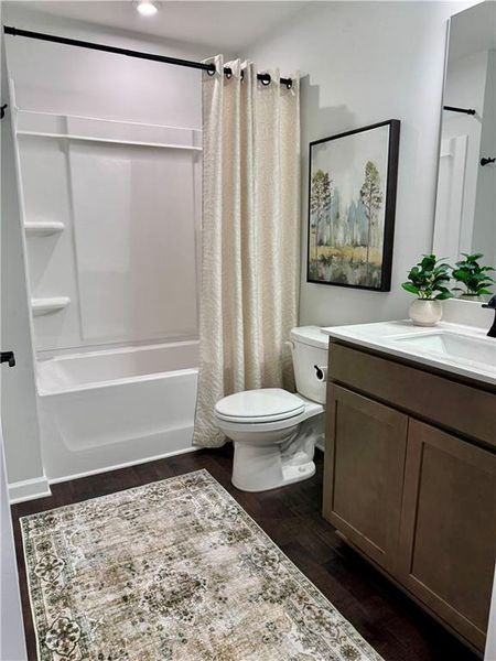 Furnished interior view inside a new home in Silver Leaf, Dawsonville (Image 12).