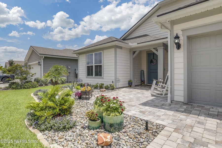 Front exterior of a new home in , Jacksonville, FL, highlighting curb appeal (Image 19).