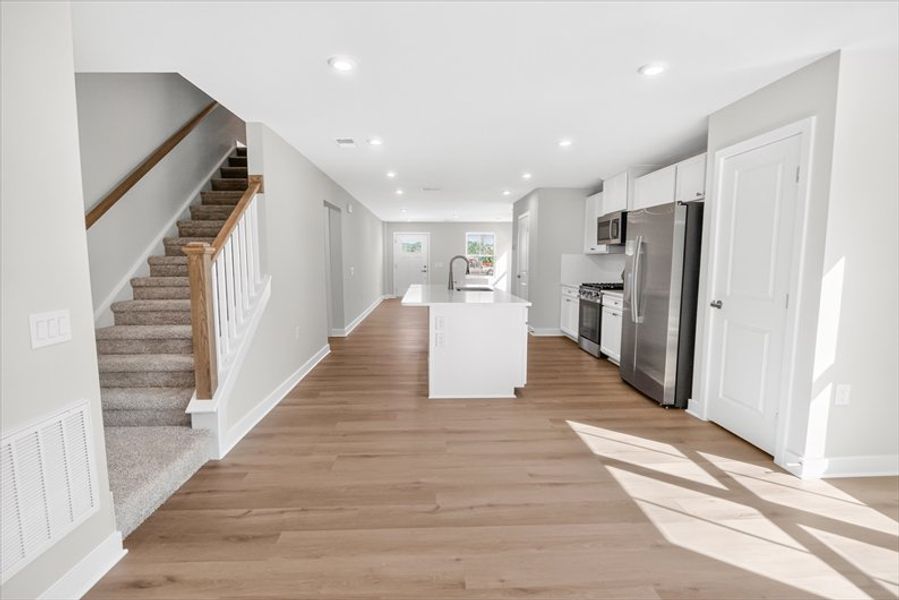 Spacious, unfurnished interior of a new home in Arden Woods, Greenville (Image 14). Spacious, unfurnished interior of a new home in Arden Woods, Greenville (Image 14).