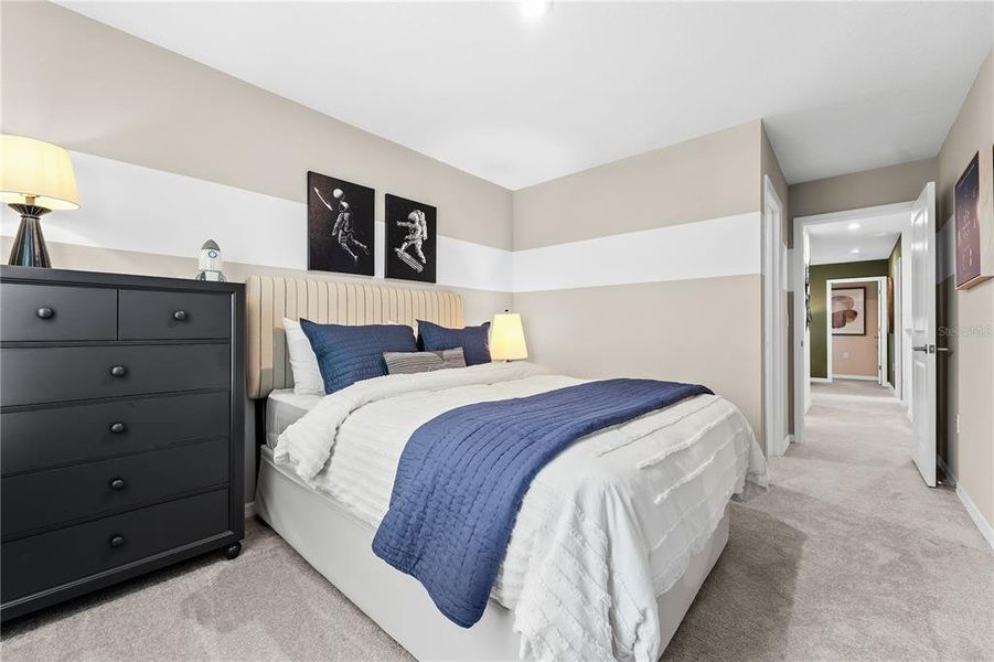 Furnished interior view inside a new home in Oakfield Trails, Parrish (Image 15). Furnished interior view inside a new home in Oakfield Trails, Parrish (Image 15).