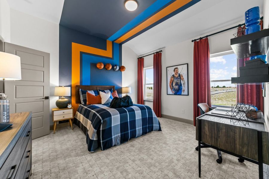Representative furnished interior of a home built from the Diana by Landon Homes in Lexington Frisco, Frisco (Image 48).