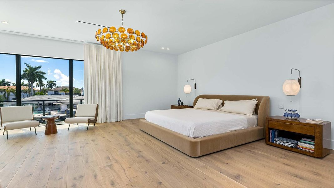 Furnished interior view inside a new home in , Boca Raton (Image 11).