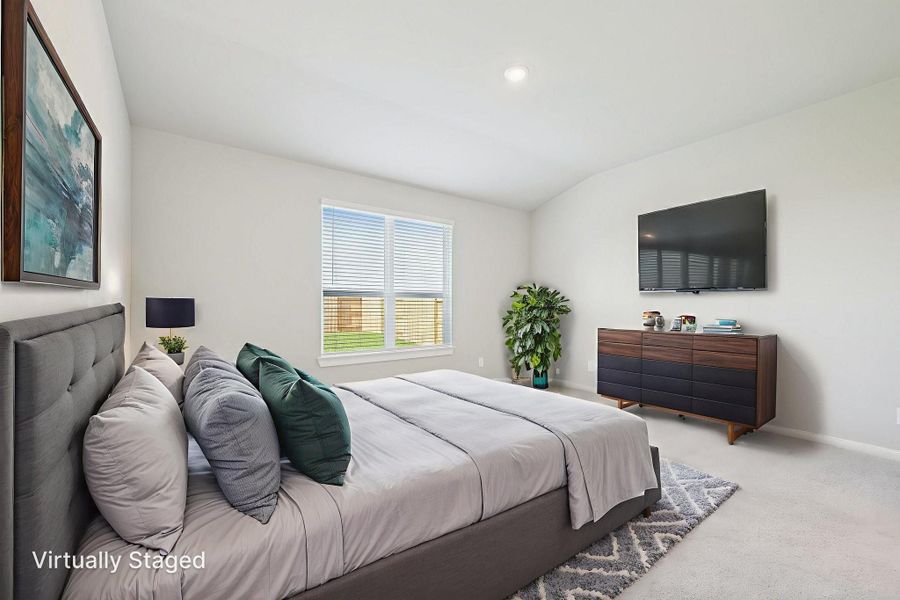 Furnished interior view inside a new home in Landing Meadows - Premier Series, New Caney (Image 5).