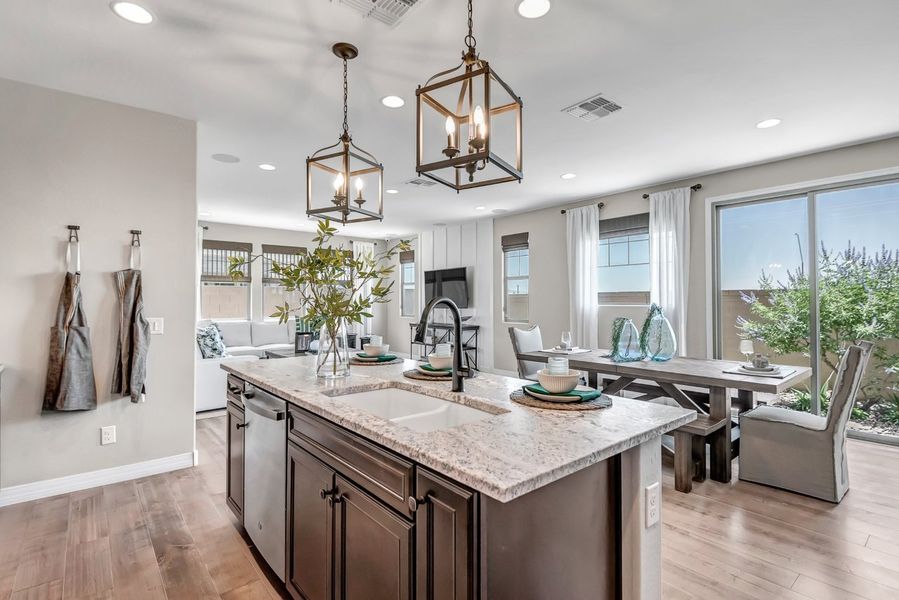 Furnished interior view inside a new home in Ironwood Villages at North Creek, Queen Creek (Image 3).