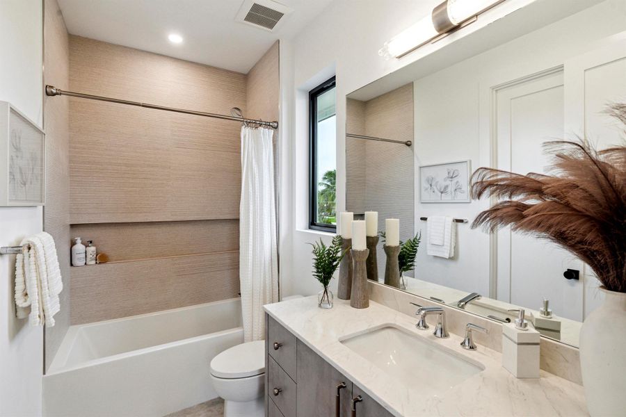 Furnished interior view inside a new home in , West Palm Beach (Image 15).