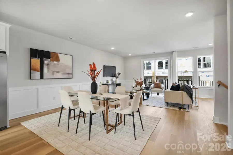 Furnished interior view inside a new home in , Charlotte (Image 5). Furnished interior view inside a new home in , Charlotte (Image 5).