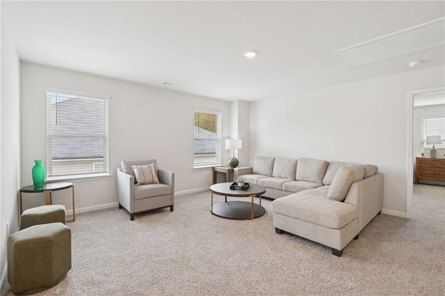 Furnished interior view inside a new home in Ivey Township, Dallas (Image 39).