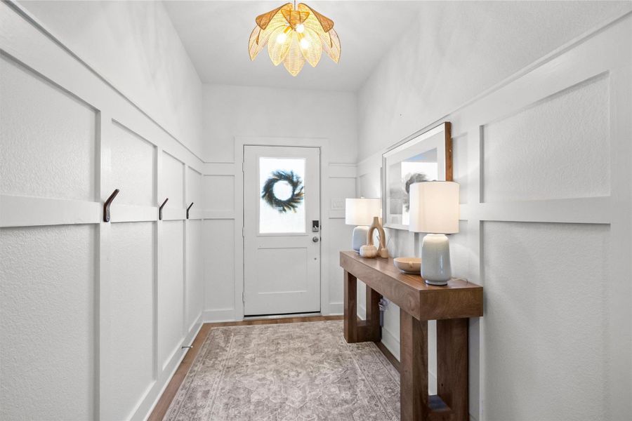Furnished interior view inside a new home in Lone Star Landing, Montgomery (Image 10).