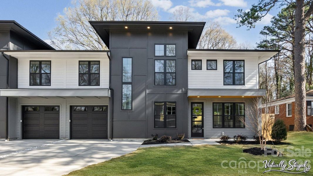 Front exterior of a new home in , Charlotte, NC, highlighting curb appeal (Image 23).