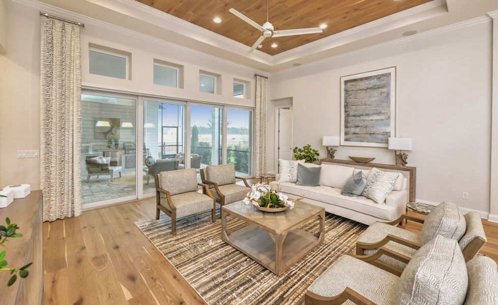 Furnished interior view inside a new home in Seven Pines, Jacksonville (Image 9).