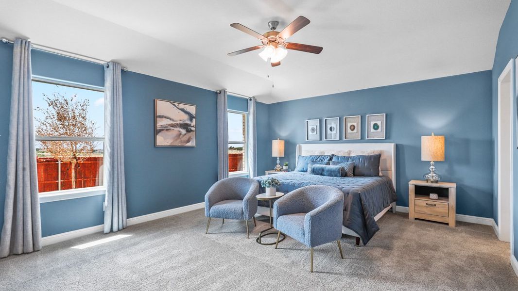 Furnished interior view inside a new home in Sandstone Estates, Granbury (Image 17). Furnished interior view inside a new home in Sandstone Estates, Granbury (Image 17).