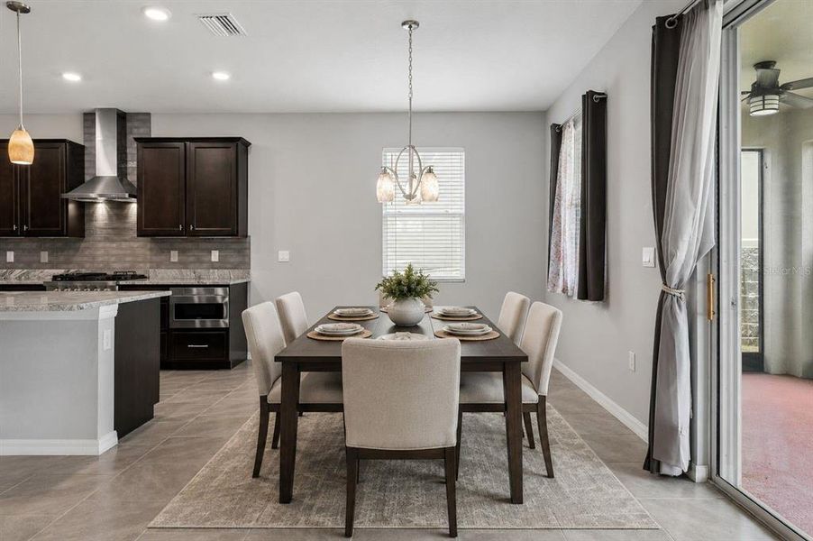Furnished interior view inside a new home in Epperson, Wesley Chapel (Image 11). Furnished interior view inside a new home in Epperson, Wesley Chapel (Image 11).