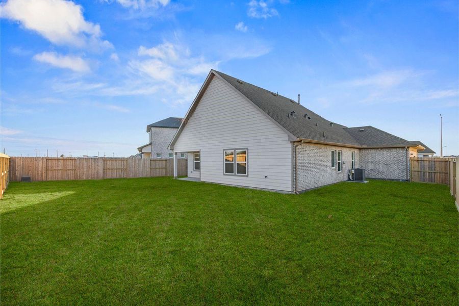 Exterior details and patio area of a home in Foxtail Palms, Manvel (Image 4). Exterior details and patio area of a home in Foxtail Palms, Manvel (Image 4).