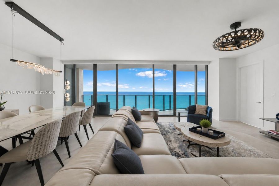 Furnished interior view inside a new home in , Pompano Beach (Image 18).