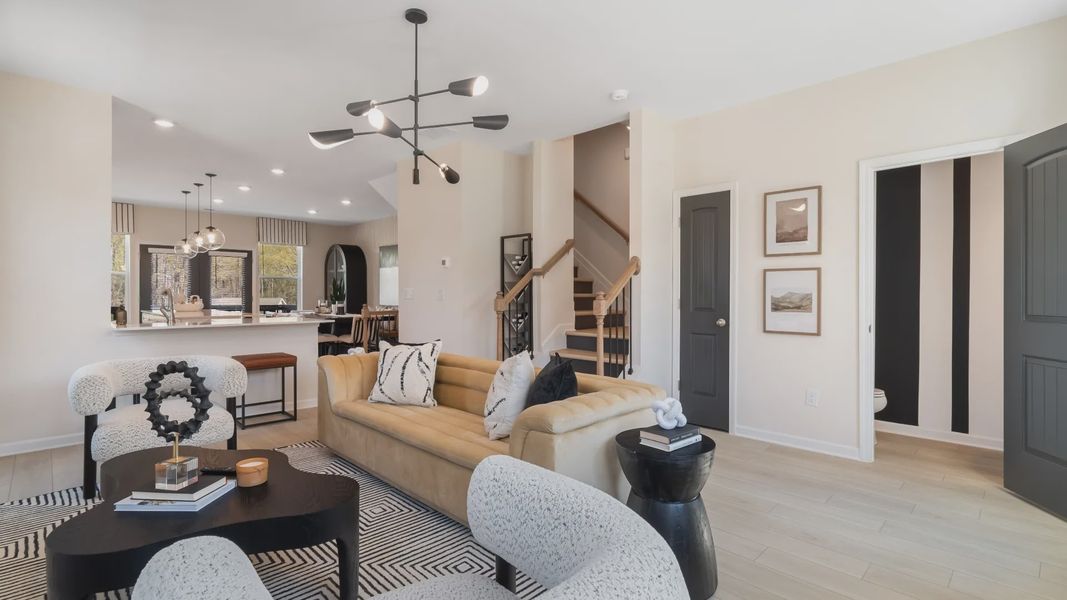 Furnished interior view inside a new home in Daybreak, Newnan (Image 24).