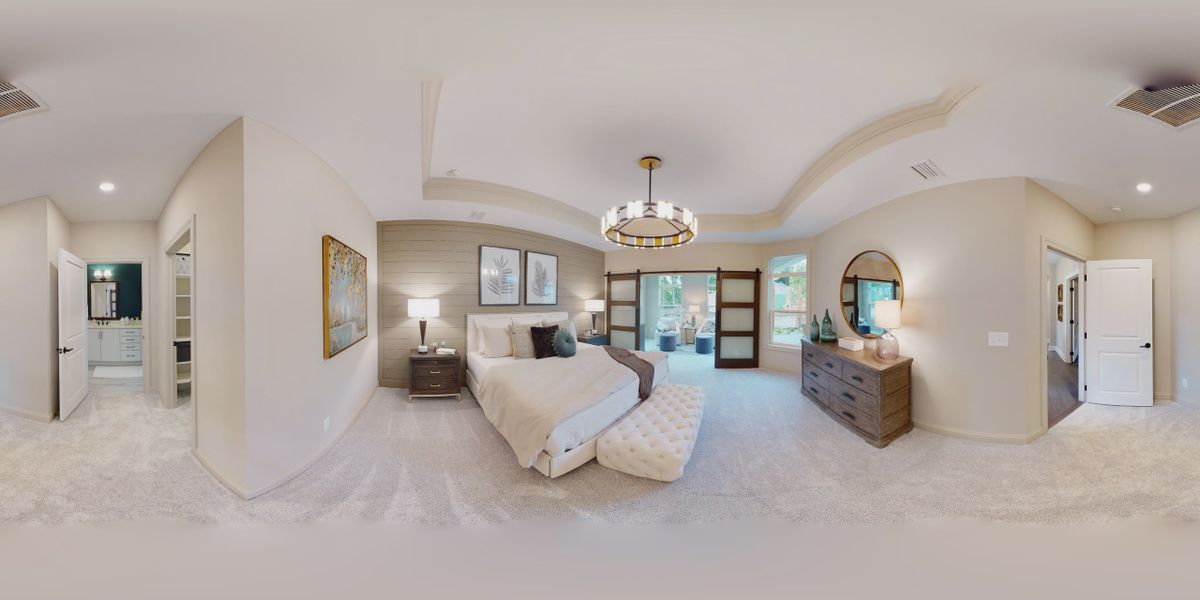 Representative furnished interior of a home built from the Portico by Epcon Communities in The Courtyards at Bailey Farms, Dacula (Image 46).