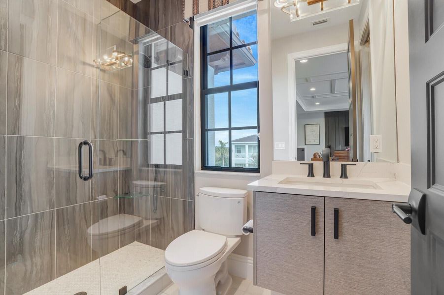 Furnished interior view inside a new home in Alton, Palm Beach Gardens (Image 11).