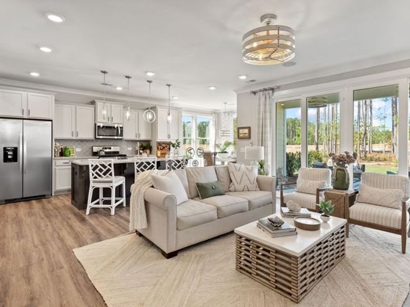 Representative furnished interior of a home built from the Sinclair P by True Homes in Homecoming, Ravenel (Image 2). Representative furnished interior of a home built from the Sinclair P by True Homes in Homecoming, Ravenel (Image 2).