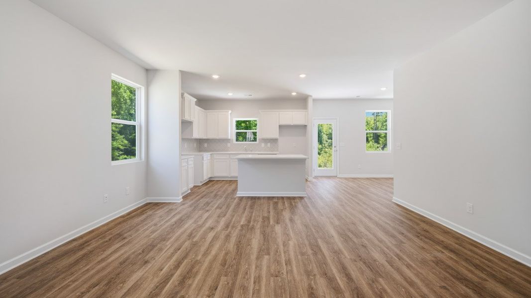 Representative unfurnished interior of a home built from the Hillcrest by D.R. Horton in Shoal Creek, Hampton (Image 15).