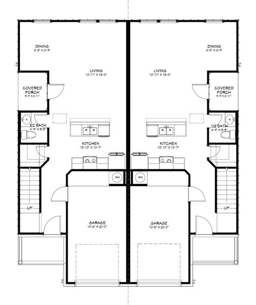 2D floor plan layout of this home in The Preserve at Thousand Oaks Duplexes, Killeen, TX (Image 3). 2D floor plan layout of this home in The Preserve at Thousand Oaks Duplexes, Killeen, TX (Image 3).