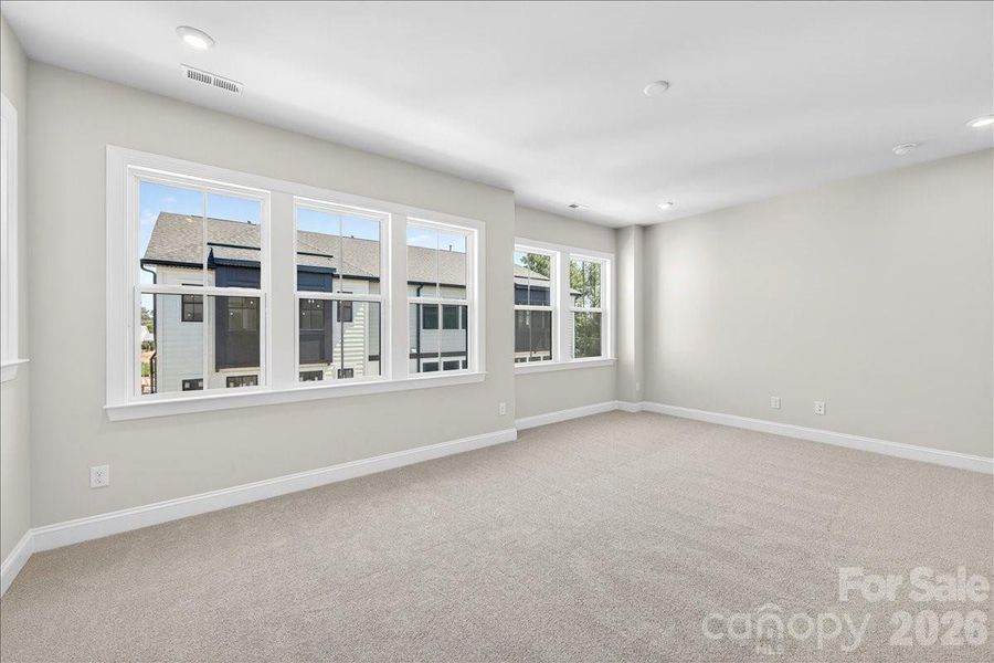 Light filled primary bedroom
