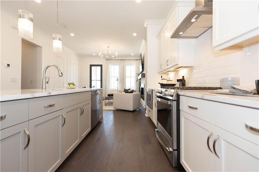 Furnished interior view inside a new home in Waterside Condos, Peachtree Corners (Image 30).
