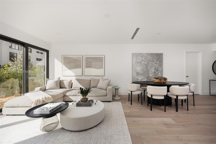 Furnished interior view inside a new home in , Key Biscayne (Image 3).