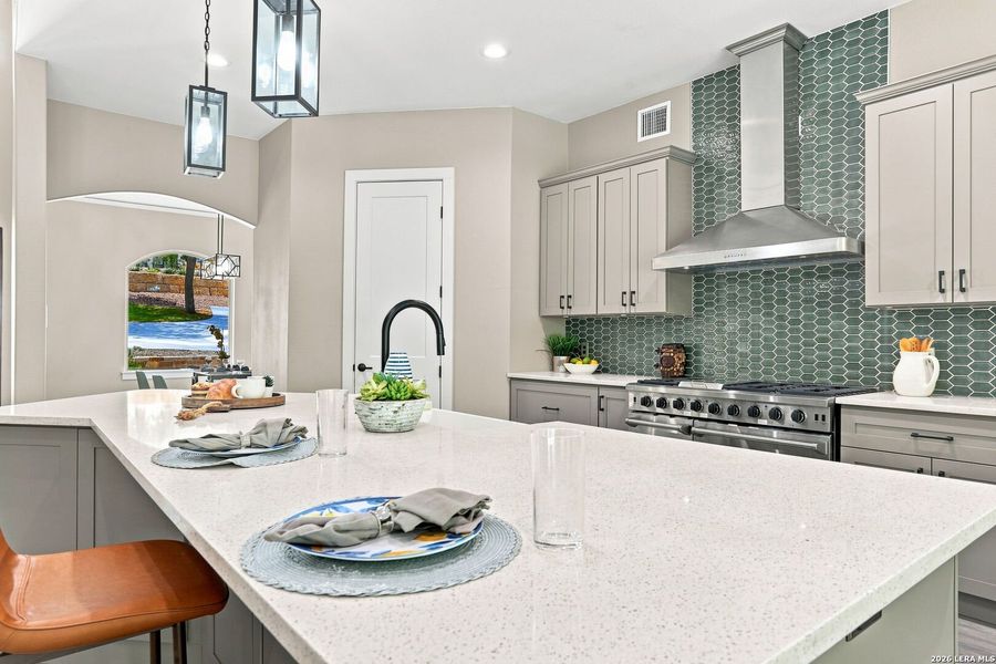 Furnished interior view inside a new home in , San Antonio (Image 43).