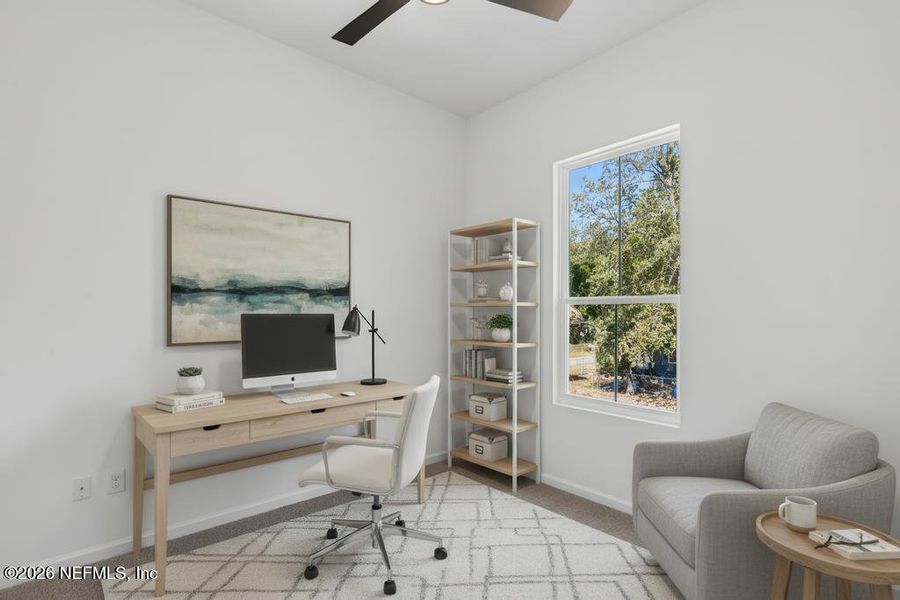 Furnished interior view inside a new home in , Jacksonville (Image 19).