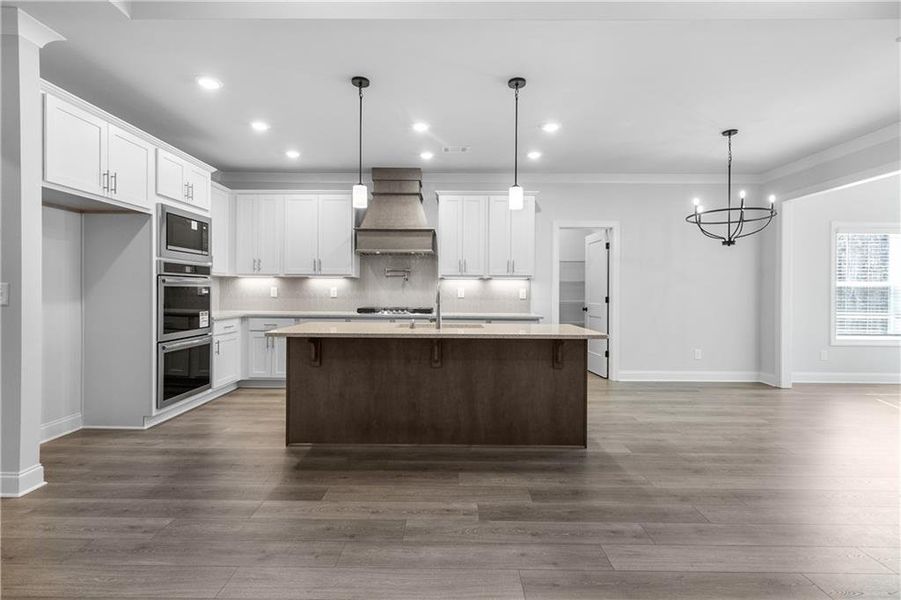 Furnished interior view inside a new home in Belle Woode Estates, Monroe (Image 14).